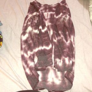 Purple tie dye sweater